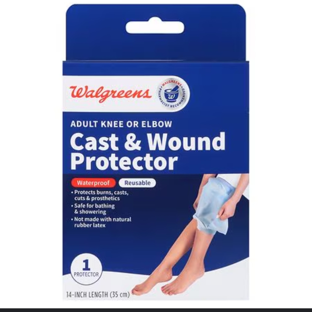 NWT Adult Knee or Elbow Cast & Wound Protector, Walgreens 1.0 ea